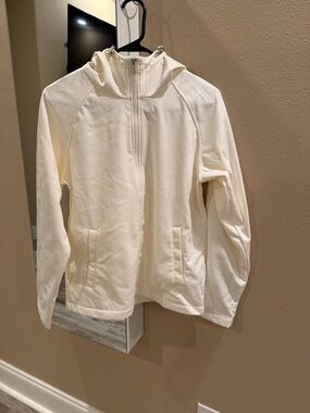 32 Degrees Cream Puffer Jacket with Hood